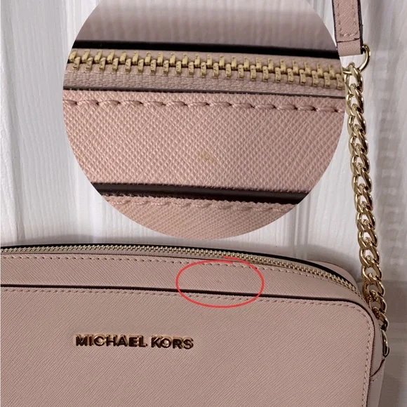 Michael Kors large Jetset crossbody pale pink - Picture 6 of 16